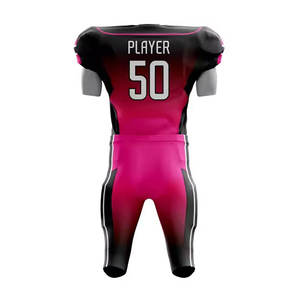 ชุดเครื่องแบบอเมริกันฟุตบอลระบายอากาศได้ดีแขนสั้นซับเหงื่อและแห้งเร็ว - Product Image 3