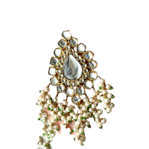 Juego de Joyería de Boda Clásico de Acero Inoxidable Hecho a Mano, Elegante, con Acabado Plateado, Cristales de Estrás, Amuleto Nupcial - Product Image 3