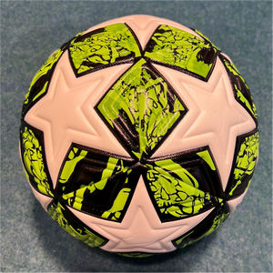 สุดยอดลูกฟุตบอล PU ขนาด5มืออาชีพตรงกับการฝึกซ้อมฟุตบอลที่มีพื้นผิวหนังยางที่ทนทานและพิมพ์หลายสี - Product Image 4