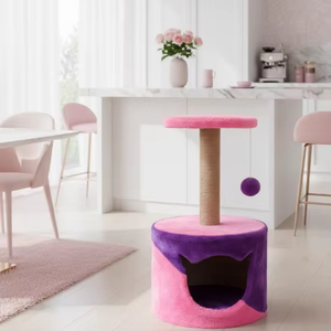 Griffoir pour chats Amistar Berry House de haute qualité, adapté à toutes les races et tailles de chats. - Product Image 3