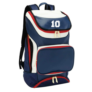 Wholesale Fashion Waterproof Synthetic Leather Baseball <b>Backpack</b> Polyester <b>Large</b> Storage Durable Zippers Shoe Tunnel 36-57L - Product Image 2