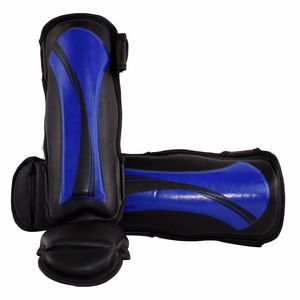 Protège-tibias en cuir PU au design personnalisé pour l'entraînement de coup de pied et de boxe de Muay Thai MMA Protection contre le cou-de-pied - Product Image 4