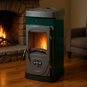 Poêle à bois Super Junior 5,7 kW Lean Green 4 étoiles Modèle 3008935 - Product Image 3