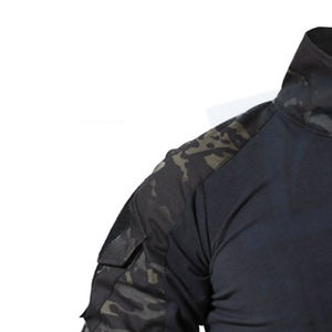 T-shirt à manches longues pour hommes de bon style Chemise d'impression par sublimation en coton et polyester avec technique brodée pour l'hiver - Product Image 3