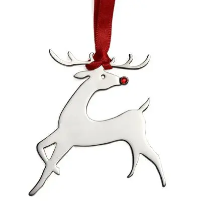 Herstellung von Weihnachts-hängenden Ornamenten bester Qualität Hot Selling Santa Deer Shape Hanging Ornament zu niedrigen Kosten