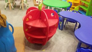 2025 Best Design Premium Quality <b>Plastic</b> Book & Toy Shelf Indian Exporter Bulk Quantity Outdoor Toys Structures - Product Image 1