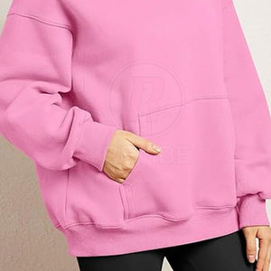 ผู้ผลิตจากปากีสถาน เสื้อฮู้ดดี้ผู้หญิงไซส์ใหญ่ คุณภาพสูง สำหรับฤดูหนาว สวมใส่สบาย ผลิตจากผ้าฝ้าย 100% ระบายอากาศได้ดี ขายดี ดีไซน์ใหม่ - Product Image 4