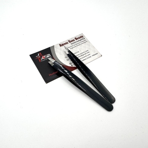 Pinzas para Cejas de Acero Inoxidable Sostenibles con Logotipo Personalizado, Puntas Inclinadas y Puntiagudas, Duraderas, Antiestáticas, Ecológicas, Pinzas de Alta Calidad - Product Image 2