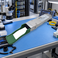 TR-FC13T-NAM 100G QSFP28 CWDM4 2km dengan Modul Transceiver Optik hostFEC