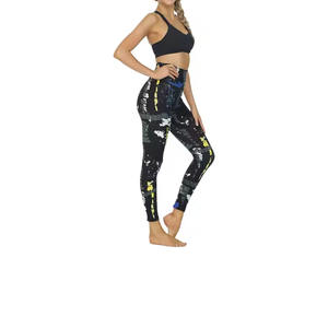 Pantalones de gimnasia de longitud completa de moda de 4 vías de alta calidad hechos a medida para mujer, mallas deportivas para mujer, vestido deportivo cargado - Product Image 3