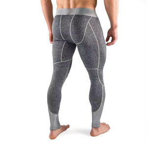 Leggings de compression MMA personnalisés, taille élastique, coton bambou, impression par sublimation, séchage rapide, respirant, pour hommes - Product Image 3