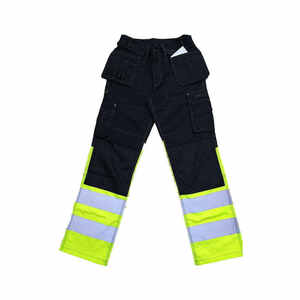 Vêtements de travail Pantalons de sécurité réfléchissants Couleur de travail 65% polyester 35% coton Pantalons de travail - Product Image 4