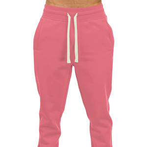 Pantalon ample de taille et de logo personnalisés pour hommes, jogging de couleur unie douloureuse, pantalon de survêtement droit confortable, tenue décontracté pour adultes - Product Image 3