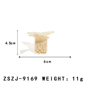 Pinza de Pelo de Acetato con Diseño de Mariposa Elegante en Color Beige, Personalizable, Unisex, de Moda, al por Mayor, Accesorios para el Cabello de Alta Calidad - Product Image 2