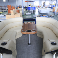 Bateau ponton de luxe Kinocean de meilleure qualité pour le surf avec moteur et certificat CE
