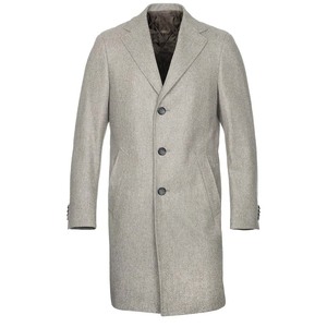 2025 Otoño e Invierno fibra de bambú nuevo cortavientos para hombre abrigo de lana de manga larga abrigo de tendencia de moda - Product Image 1