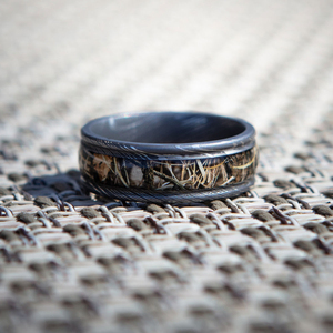 Anillo de Matrimonio de Acero de Damasco de Alta Resistencia para Hombre, Diseño de Acero en Capas Hecho a Mano, Directo de Fábrica de Joyería - Product Image 5