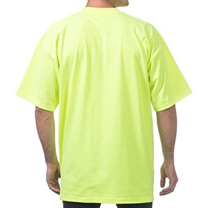 T-shirt à manches courtes en coton 100% pour l'été, col rond, uni, teinture unie, tissu respirant, séchage rapide, épaules tombantes - Product Image 4