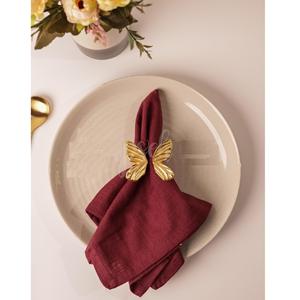 Most Selling <b>Butterfly</b> Design Manufacturer Brass Napkin Ring for <b>Dining</b> <b>Table</b> Decoration & Wedding Party Use Napkin Ring - Product Image 1
