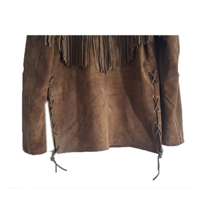 Bead & Bone Jacket OEM Chaqueta de ante de cuero de estilo occidental para hombre personalizada al por mayor para hombre - Product Image 6