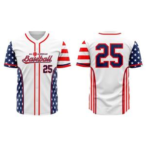 Jersey de béisbol sublimado de buena calidad Jersey de béisbol de color personalizado - Product Image 4