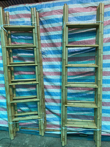 Escalera de bambú con apariencia orgánica desarrollada para decoración de interiores, exhibiciones en boutiques y fines utilitarios. - Product Image 4