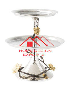 Soporte de Pastel de Metal con Acabado Dorado y Mármol para Decoración de Eventos de Boda, Hogar, Hotel y Restaurante, Diseño de Lujo - Product Image 4