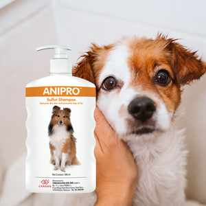 Champú de Fórmula Avanzada Anipro con Azufre para Perros, Mejora la Condición de la Piel Aliviando las Molestias y Reduciendo los Problemas Cutáneos - Product Image 1