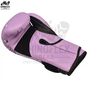Gants de boxe professionnels d'usine personnalisés Gants de boxe en cuir véritable à prix de gros Conception de logo personnalisé - Product Image 6