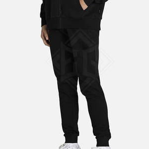 Pantalones de Jogger ligeros de algodón para hombre con logotipo personalizado patrón recto de cintura media ajuste holgado-Servicio OEM disponible - Product Image 4