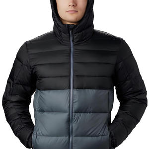 Vestes matelassées pour hommes tendance pour l'hiver, nouveau design, coupe ajustée, col montant, style urbain, uni, décontracté - Product Image 4