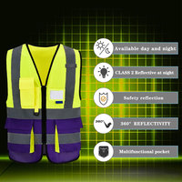 DAKOTA SPORTS Gilet de travail pour homme couleur personnalisée avec impression de logo personnalisé Tissu polyester Service ODM personnalisé
