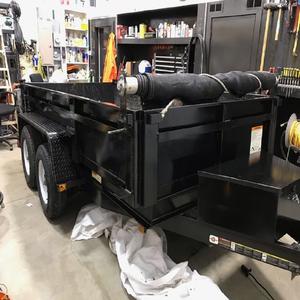 Remorque à benne basculante agricole robuste, capacité de charge de 3 à 10 tonnes, support de tracteur à moteur, garantie de 2 ans, origine américaine - Product Image 6