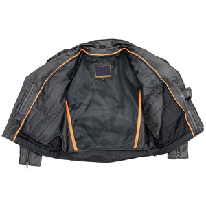 ALDEN INTERNATIONAL Men's Leather Motorbike <b>Racing</b> <b>Jacket</b> Breathable Winter Full Sleeve High Quality - Product Image 5