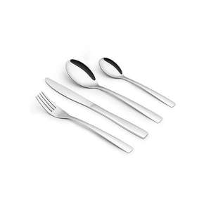 Pièces d'argenterie en acier inoxydable de haute qualité de 5 couverts en métal à imprimé uni couverts légers allant au lave-vaisselle bonne affaire - Product Image 5