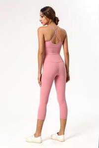 เสื้อกล้ามสายเดี่ยวทรงสปอร์ตสำหรับผู้หญิงเสื้อกล้ามเอวลอยสำหรับเล่นฟิตเนสเล่นกีฬาปรับแต่งได้โลโก้หน้า - Product Image 5