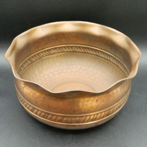 Luxury Premium Shiny Copper Planter Pot Indoor Outdoor Metal Planter for <b>Small</b> Plants or Flowers Unique Home Decor Accent - Product Image 1