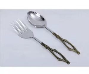 Vaisselle Ensemble de service décoratif Ensemble de couverts Nickel plaqué avec poignée au design unique Vaisselle de service décoratif - Product Image 4