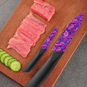 Juego de Cuchillos de Chef de 3 Piezas con Hoja de Cerámica y Mango de Plástico, Más Vendido al por Mayor, para Negocios de Restaurantes, Apto para Lavavajillas, Diseño Ambidiestro - Product Image 3