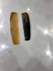 Peine de Cuerno de Búfalo Natural Ecológico Hecho a Mano para Masaje de Barba y Cabello, Colores Aleatorios, Multiusos, Diferentes Tamaños - Product Image 5