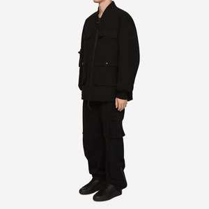 Usine directe hommes blouson aviateur Logo personnalisé broderie Varsity Style Baseball veste à glissière Streetwear décontracté vêtements d'extérieur d'hiver - Product Image 5