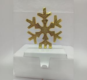 ที่แขวนถุงเท้าคริสต์มาสรูปเกล็ดหิมะ ทำจากโลหะและไม้ เป็นมิตรกับสิ่งแวดล้อม ขายส่ง ราคาถูก สำหรับตกแต่งวันหยุด - Product Image 3