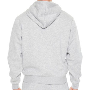 Sudadera con Capucha Térmica 100% Algodón para Hombre, Corte Regular, Felpa, Invierno, Casual, Urbana, Lisa, Transpirable - Product Image 3