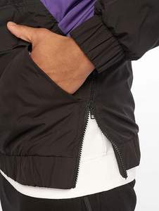 Chaqueta Cortavientos de Dos Piezas Personalizada de Alta Calidad para Hombre, Chaqueta Cortavientos de Lona con Cuello Alto y Capucha, Estilo Urbano, Otoño - Product Image 3