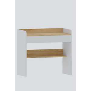 Harmony TEK ekmeceli beyaz Alma masas-Cadiz รุ่นที่มีคุณสมบัติลิ้นชัก - Product Image 6