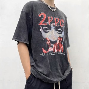 High Quality Microfiber Oversized Men's <b>T</b>-<b>Shirt</b> Custom Logo Printed <b>Black</b> Graphic Vintage Washed Solid Design - Product Image 2