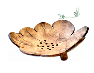 ¡Tendencia caliente 2025! Jabonera ecológica con cuencos de cáscara de coco | Jabonera de madera de coco con buen precio Vietnam - Product Image 1