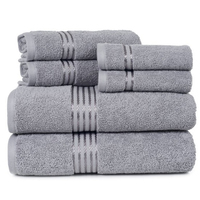 Ensemble de serviettes de bain en coton uni à séchage rapide, style unique, personnalisé pour un usage quotidien à un prix raisonnable