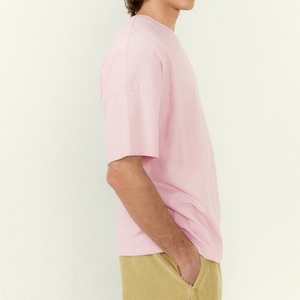 Sustainable Summer Wear <b>Drop</b> Shoulder Hot Selling 100% Cotton Men's T-Shirt OEM Service Cheap Price Knitted T Shirts From BD - Product Image 3