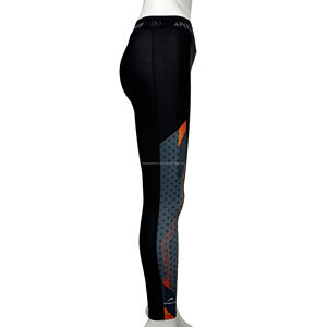 Precio al por mayor de cintura alta de secado rápido Jogger pantalones gimnasio Fitness Yoga entrenamiento señoras Fitness Wear cintura elástica Yoga Leggings - Product Image 3